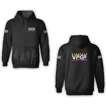Discover Virgo Zodiac Design 90s Style 3D Hoodies