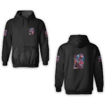 Discover Spider-Man Miles Morales Retro Geometric Shatter 3D Hoodies