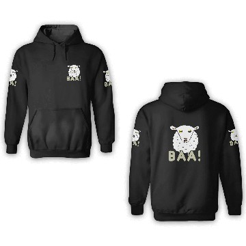 Discover Baa Sheep 3D Hoodies