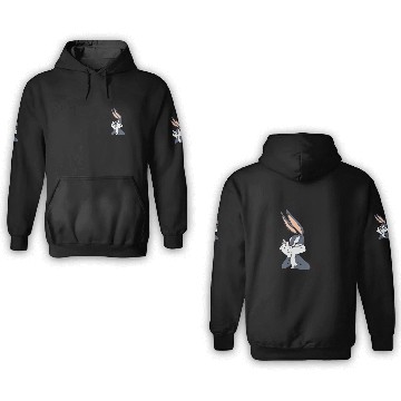 Discover Bugs Bunny funny cute 3D Hoodies