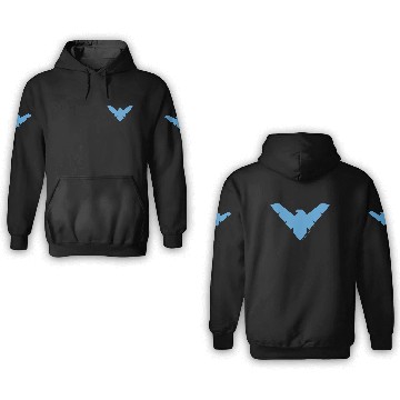 Discover DC Comics Nightwing Classic Logo 3D Hoodies 3D Hoodies