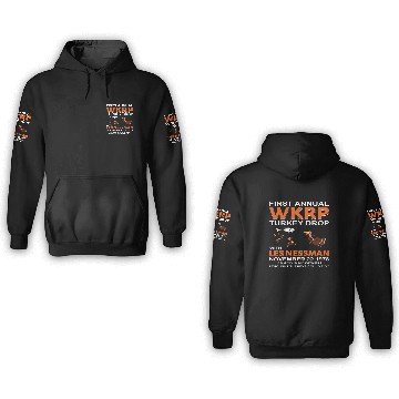 Discover First Anual WKRP Turkey Drop with Les Ness 3D Hoodies