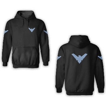 Discover Batman Nightwing Logo 3D Hoodies