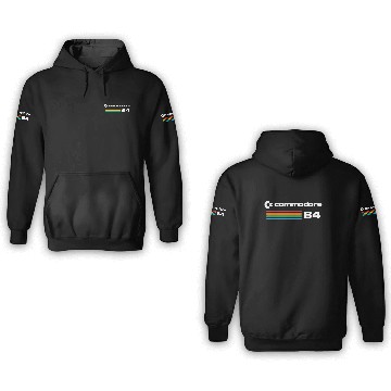 Discover Commodore 64 Retro Computer 3D Hoodies