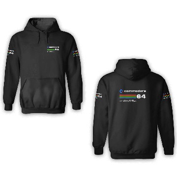 Discover Commodore 64 3D Hoodies