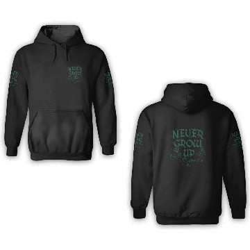 Discover Disney Peter Pan Never Grow Up Flying Cast Graphic 3D Hoodies