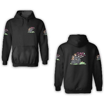 Discover Girls und Panzer Chibi 3D Hoodies
