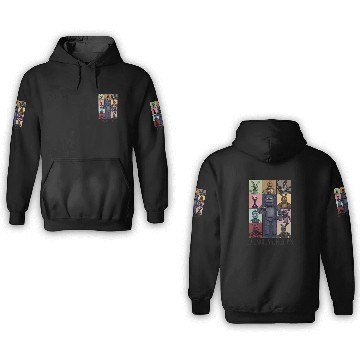 Discover Five Nights At Freddys Eras Tour Zip 3D Hoodies