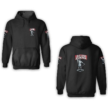 Discover Silver Surfer, The Silver Surfer 3D Hoodies