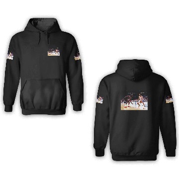 Discover Allen Iverson crossing over Michael Jordan graphic 3D Hoodies
