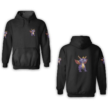 Discover Spyro the dragon 3D Hoodies