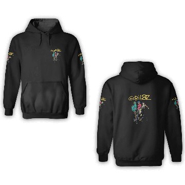 Discover Gorillaz 3D Hoodies