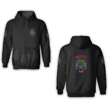 Discover Rob Zombie Necro Color 3D Hoodies