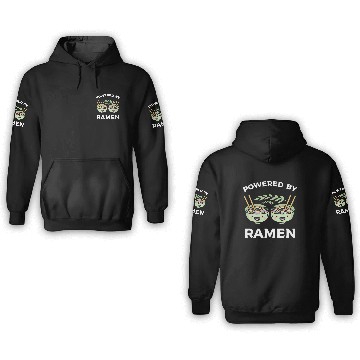 Discover Powered by ramen - Pho, Vietnam 3D Hoodies