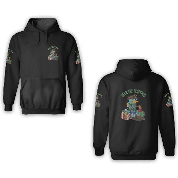 Discover Disney Phineas and Ferb Christmas Perry Deck The Platypus 3D Hoodies