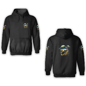 Discover black cats Paws 3D Hoodies Galaxy Cat Spaceship Alien Cat 3D Hoodies