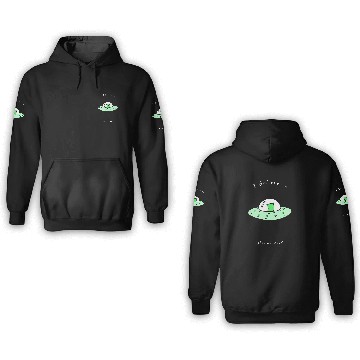 Discover black cats Paws Alien Cat Meow Self 3D Hoodies