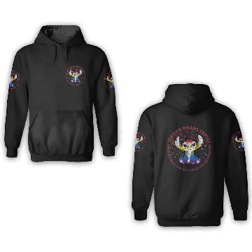 Discover Disneyss Lilo Stich Ohana Pride Circle 3D Hoodies