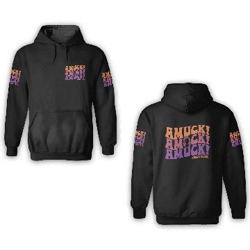 Discover Disneyss Hocus Pocus Amuck Amuck Amuck Text 3D Hoodies