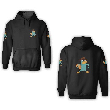 Discover Disney Phineas And Ferb Perry The Platypus Brave 3D Hoodies
