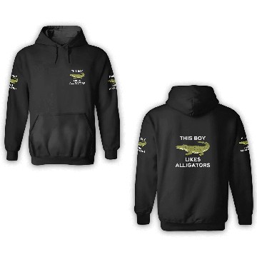 Discover Alligator Animals Wilderness Adventure Crocodile Cute Crocodile 3D Hoodies