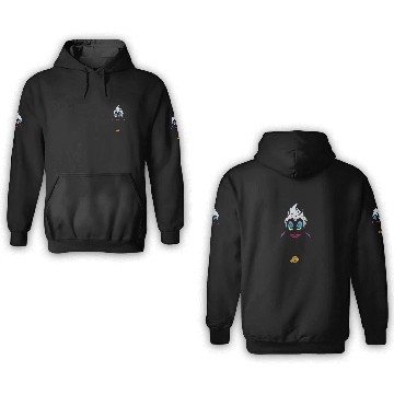 Discover Disney Villains Ursula Big Face 3D Hoodies