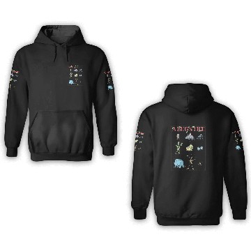 Discover Disney Pixar A Bug's Life Iconic Circus Bugs Characters Logo 3D Hoodies