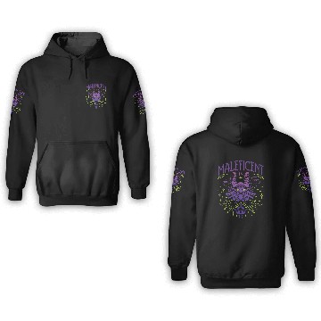 Discover Disney Villains Maleficent Dragon Line Design 3D Hoodies