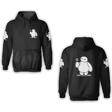 Discover Disney Big Hero 6 Baymax With Lollipop Cute Shot Baseball Tees 3D Hoodies