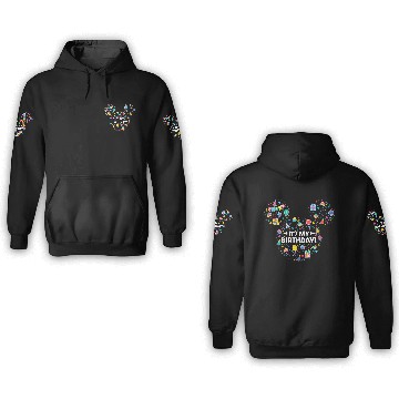 Discover Disney Mickey Mouse Head Ears Icon Fill Its My Birthday Baseball Tees 3D Hoodies