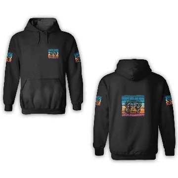 Discover Monkey Lover with Astronauts Helmet Retro Vintage 3D Hoodies