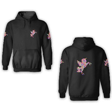 Discover Unicorns International Dot Day Colorful Dotted 3D Hoodies