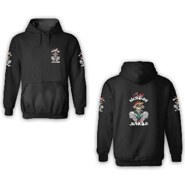 Discover Monkey Lover Coolest Monkey In The Jungle 2 3D Hoodies