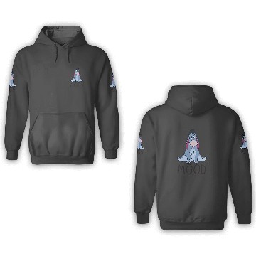 Discover Disney Pooh Mood Eeyore 3D Hoodies