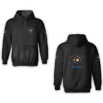 Discover Back in My Day We Had Nine Planets Solar System Astronomy 3D Hoodies