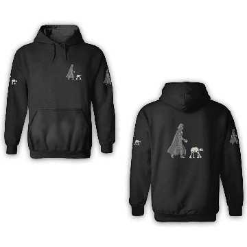 Discover Darth Vader AT-AT Walker Disney+ 3D Hoodies