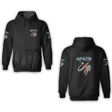 Discover Astronauts Astronomy Fan Galaxy Space Galaxy I Need Space 3D Hoodies