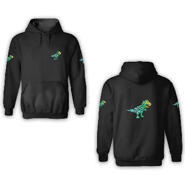 Discover Dinosaur Dino Dot Day T Rex Dinosaur Lover Polka Dot Pattern International 3D Hoodies