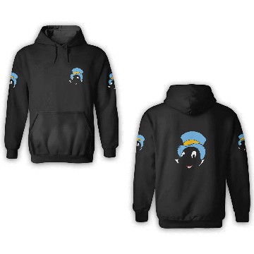 Discover Disney Pinocchio Jiminy Cricket Big Face Zip 3D Hoodies