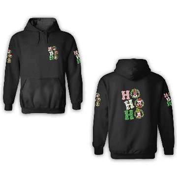 Discover Chicken Poultry Christmas Santa Chicken Ho Ho Ho Holiday 86 3D Hoodies