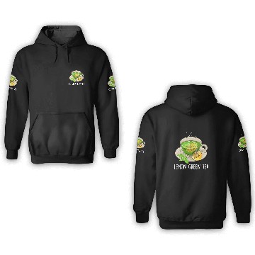 Discover Hot Or Cold Lemon Green Tea Citrus Fruit Lemon 3D Hoodies