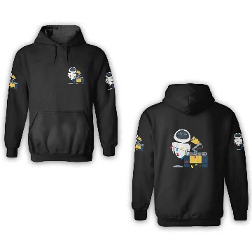 Discover Disney Pixar Wall-E Eve Christmas Light Wrap Graphic 3D Hoodies