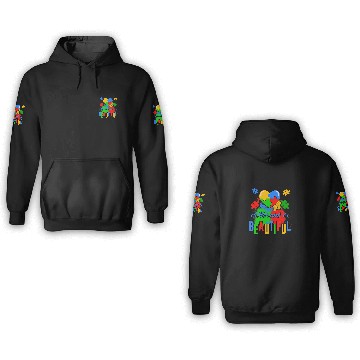 Discover Different Abilities Same Hearts 3D Hoodies