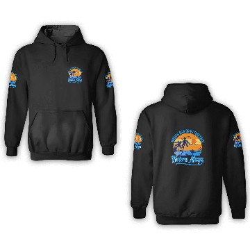 Discover Retro Riviera Maya Mexico Palm Tree Beach Summer Vacation 3D Hoodies