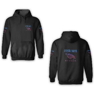 Discover KV9 Turtle JCombs Costa Maya Mexico Gliding 3D Hoodies