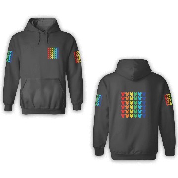 Discover Disney Mickey Mouse Rainbow Icons Tank Top 3D Hoodies