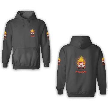 Discover Disney Pixarss Inside Out Angry 3D Hoodies