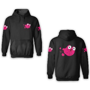 Discover Disney Treasure Planet Morph Pink Blob Raglan Baseball 3D Hoodies 3D Hoodies