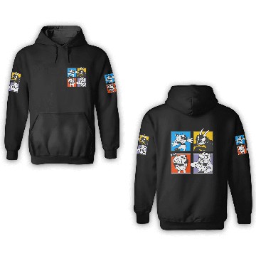 Discover Cuphead Characters - Videogames - 3D Hoodies