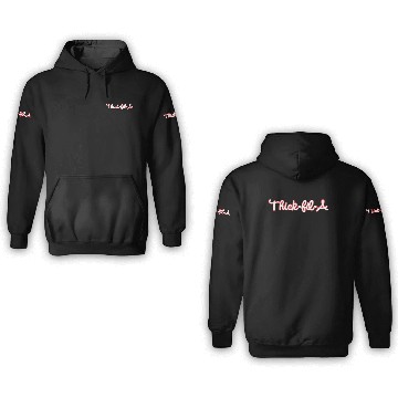 Discover Thick Fil A, Stroke Color 3D Hoodies